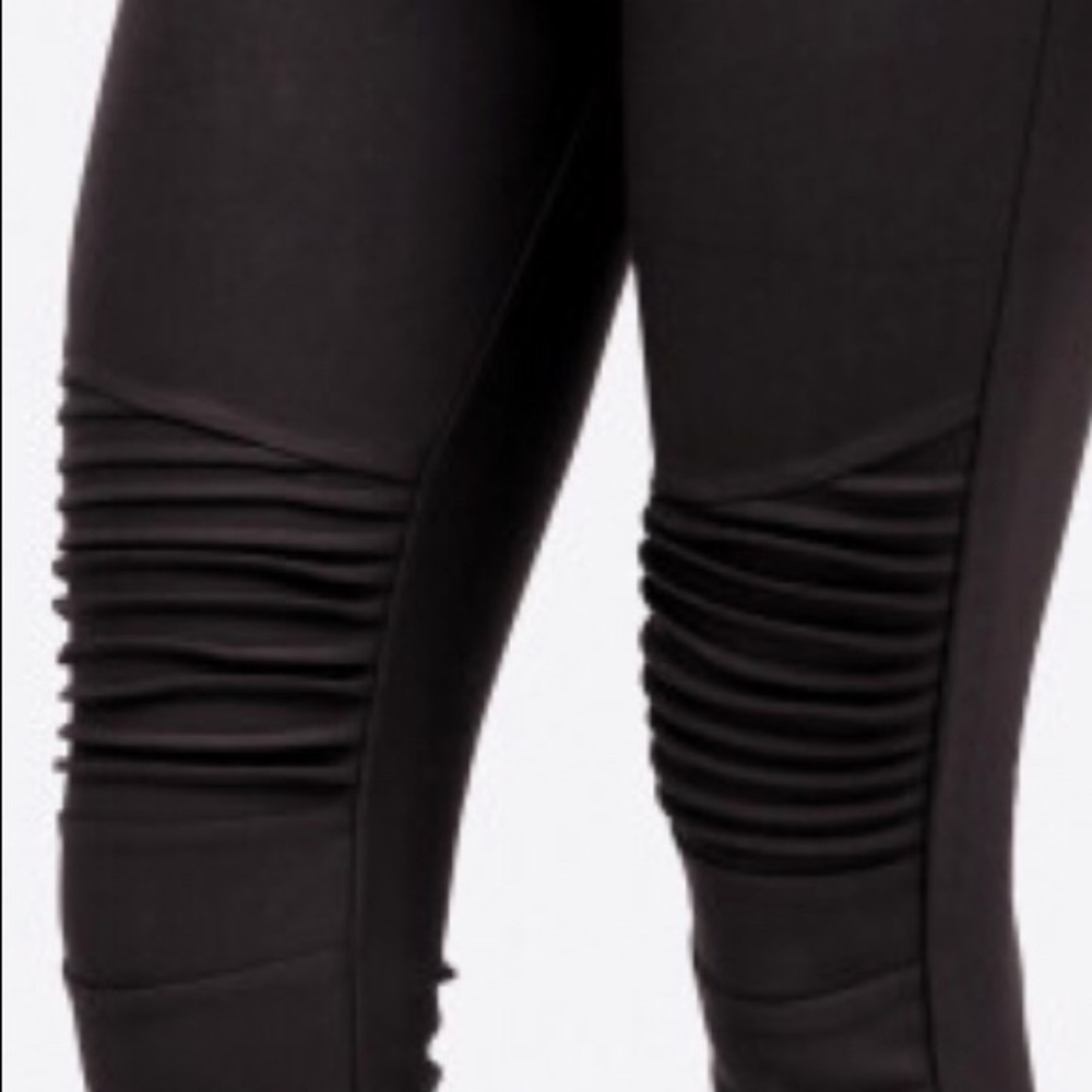 Last One Clearance 2X Amazing Black Moto Legging